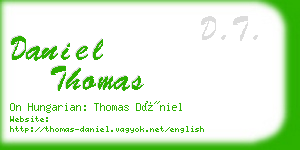 daniel thomas business card